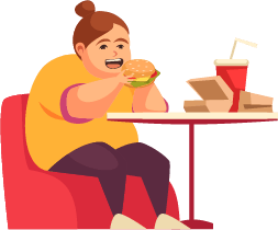 American Eating Fast Food